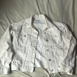 White old navy denim jacket